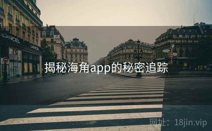 揭秘海角app的秘密追踪